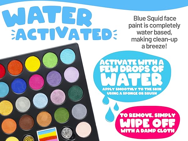 face paint kit for kids face painting set childrens paint art facepaint facepainting gift halloween