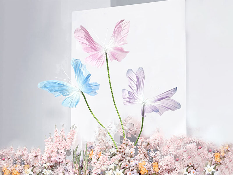 large butterflies wedding decorations
