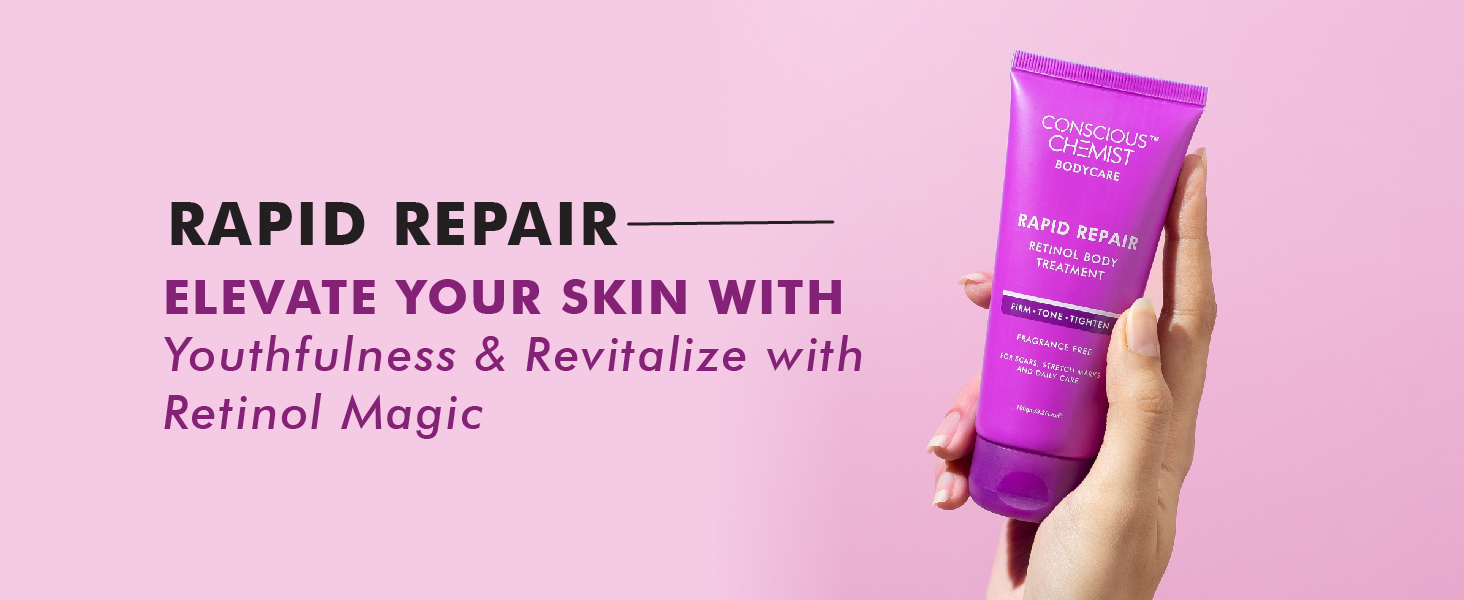 Retinol body cream Stretch marks reduction Uneven skin tone treatment Scar Post pregnancy skincare