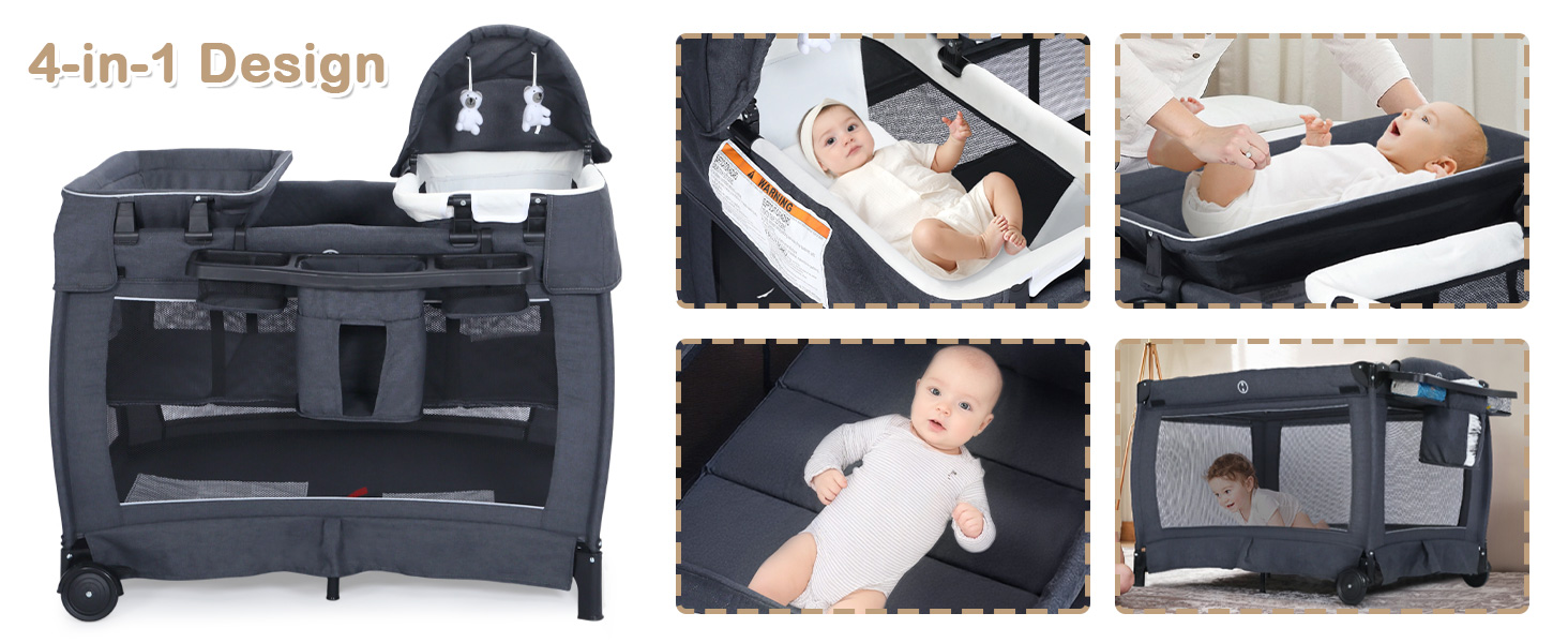 pack and play with bassinet
