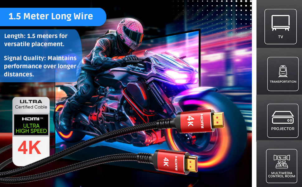 hdmi cable 1.5mtr