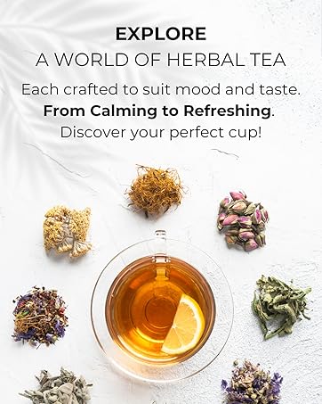 Experience the rich flavors and subtle aftertastes of LeafLea’s herbal tea variety packs.