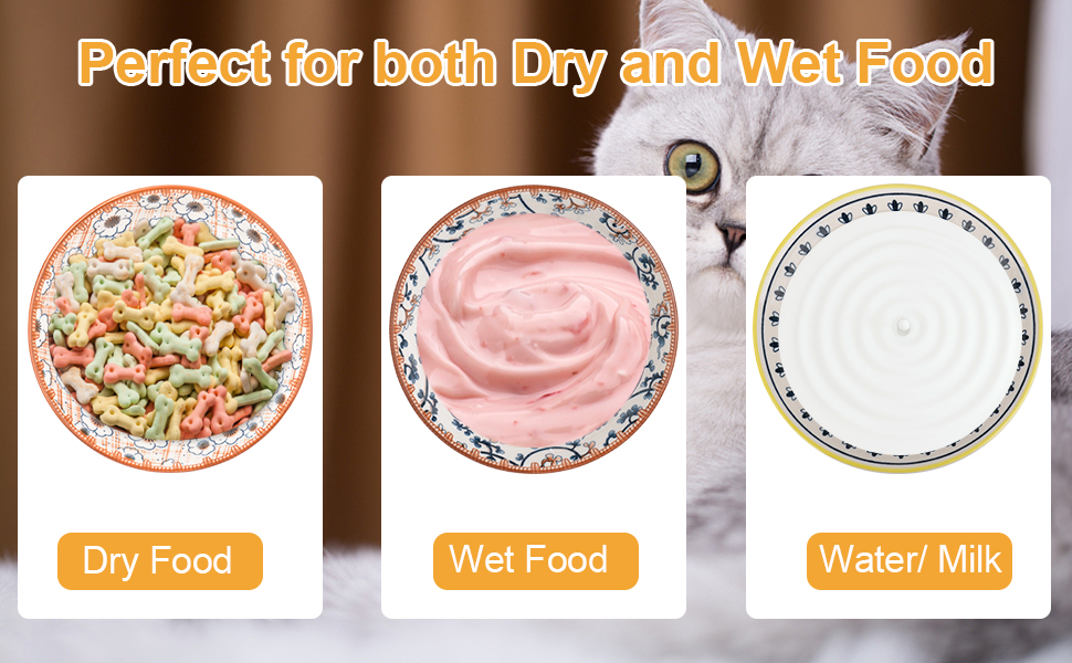 cat bowls, cat food bowl, cat dishes, cat food dish, ceramic cat bowl, whisker fatigue cat bowl