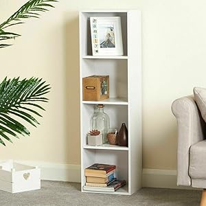 wooden bookcase shelving display storage shelf unit wood shelves
