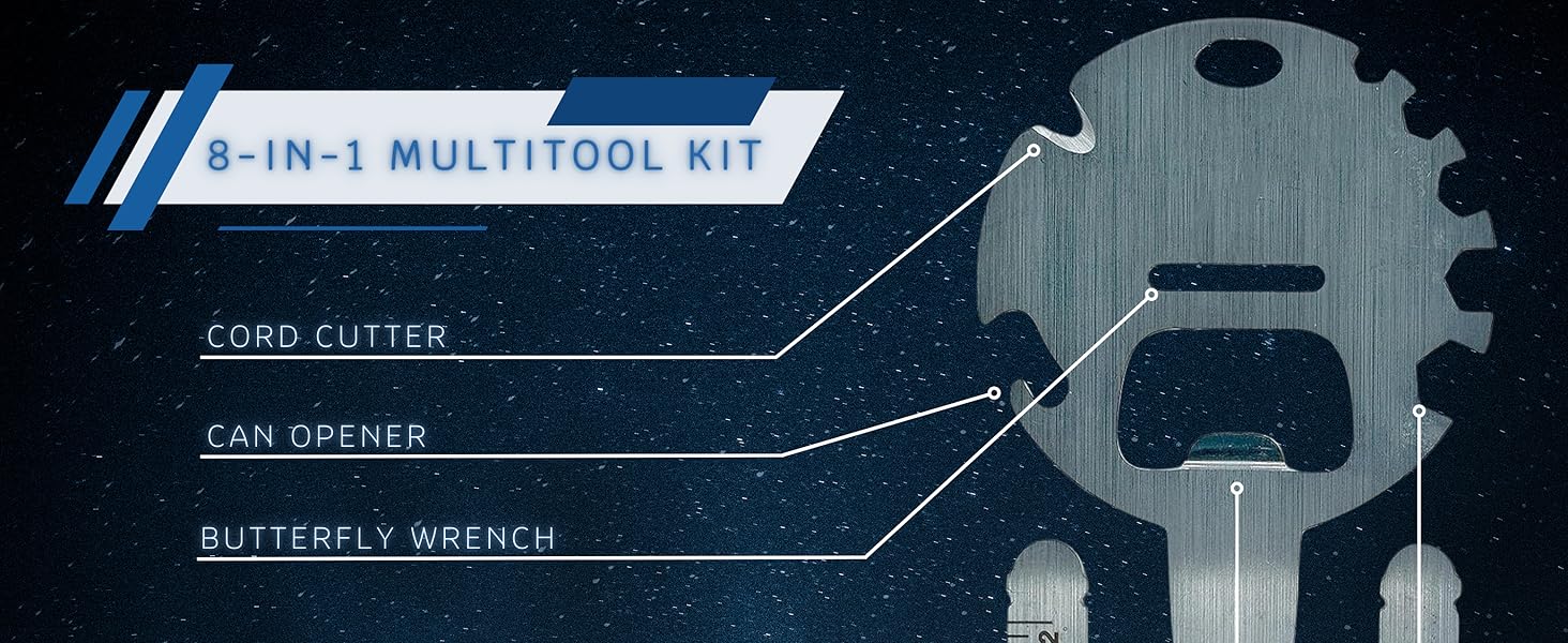 Star Trek Multitool Kit Screwdriver Wrench Bottle Opener Hand Tools Portable Survival Camping Tool