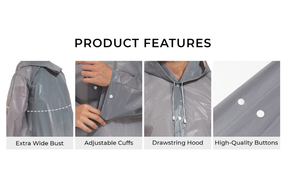 raincoat poncho transparent