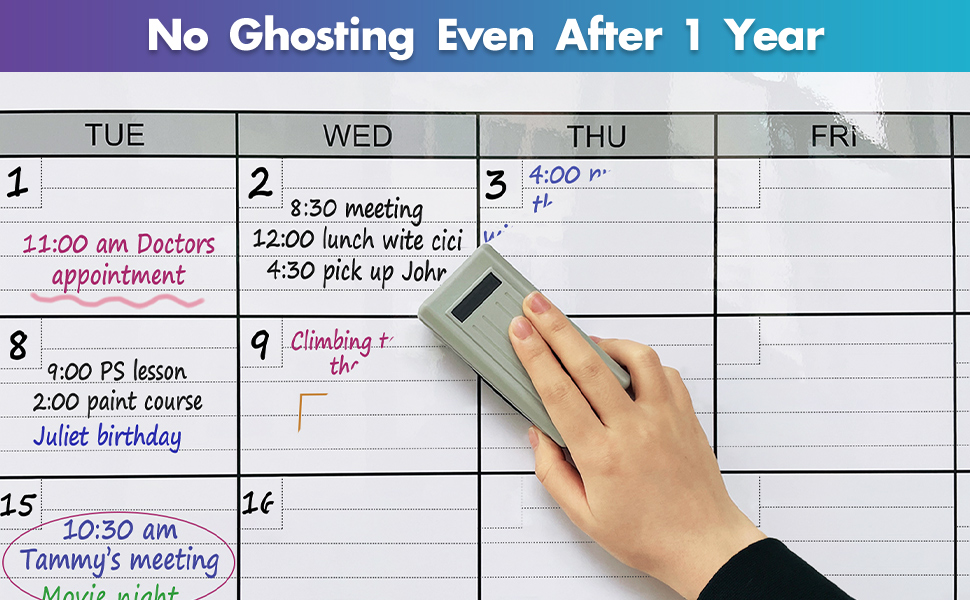 Amazon.com: Dry Erase Four Month Laminated jumbo Wall