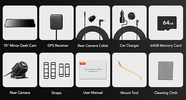 rearview mirror dash camera