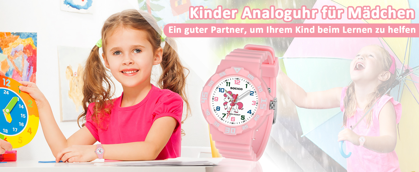 kinder analoguhr