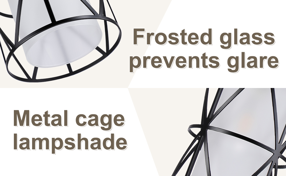 Adcssynd Pendant Lights Kitchen Island, Matte Black Pendant Lights with