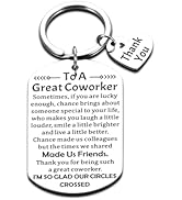 Coworker Retirement & Going Away Gifts for Women & Men - Keychain, Boss Day & Employee Appreciati...