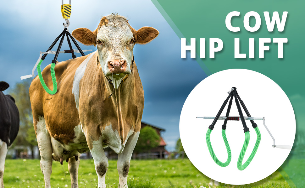 Cow Hip Lift Cow Hip clamp, 2204LBS Adjustable Farm Cow Hip