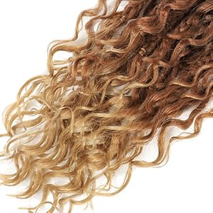 Ombre Goddess Box Braids Crochet Hair For Black Women