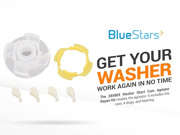 ウエアー Amazon.com: BlueStars Ultra Durable 285809 Washer Short Cam