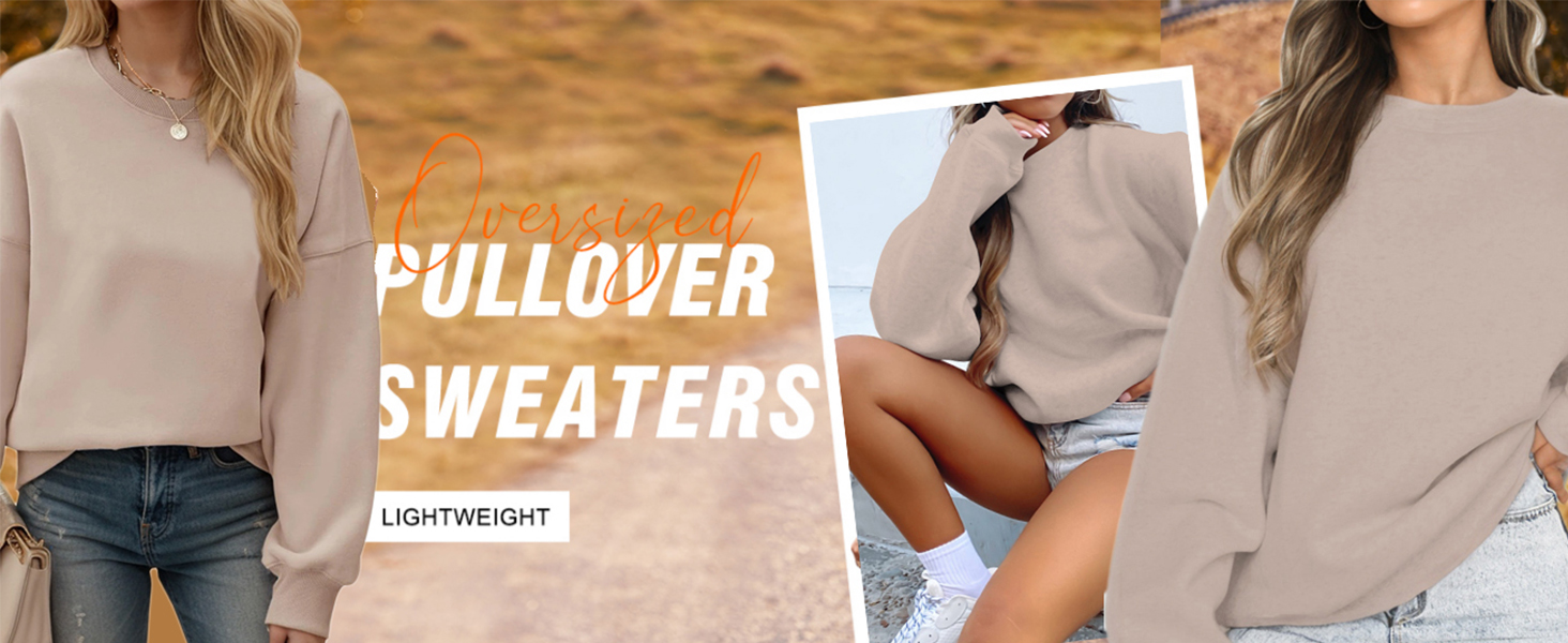 Crewneck Casual Pullover Sweaters