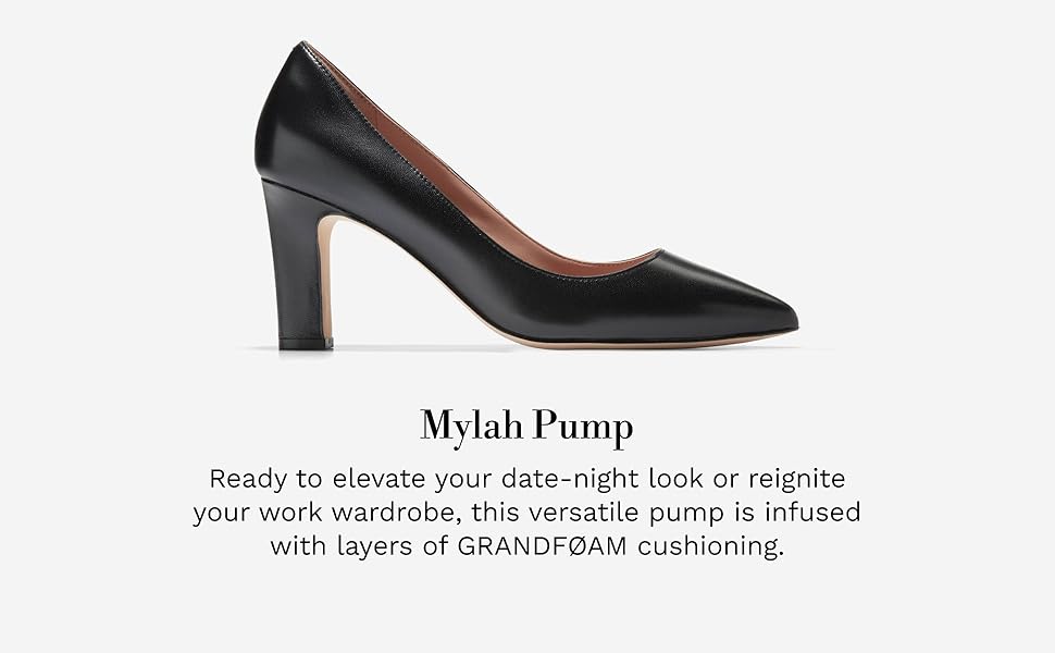 Cole Haan ブラック ハイヒール7.5B Amazon.com | Cole Haan Women's Mylah Heel Pump 75MM, Black