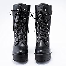 ショートブーツ ジャンヌ・ダルク風 