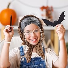 100 Days of School Old Lady Cosplay Set