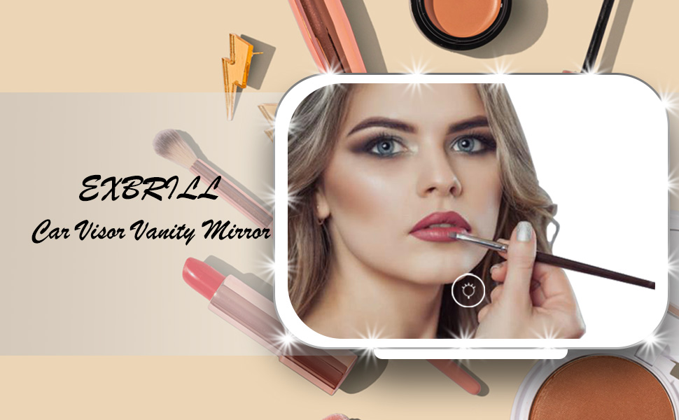 Car Sun Visor Mirror Car Visor Vanity Mirror