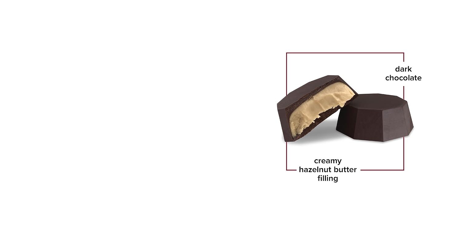 EVOLVED Chocolate Organic Hazelnut Butter Filled Dark