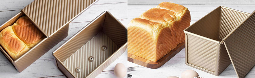 Bread pan with lid