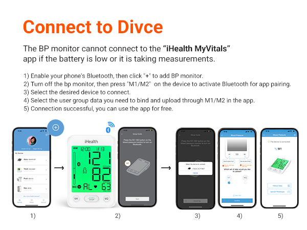 bluetooth blood pressure monitor