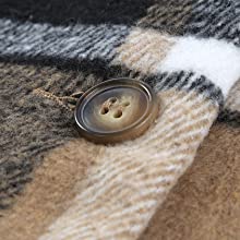 Plaid Shacket Jacket Women