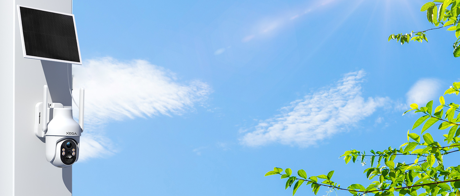 Xega 4G LTE Cellular Security Camera with SIM Card