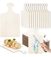 60 Pieces Mini Wooden Cutting Board, 9.4" x 5.5" Mini Charcuterie Boards Unfinished Wood Cutting ...
