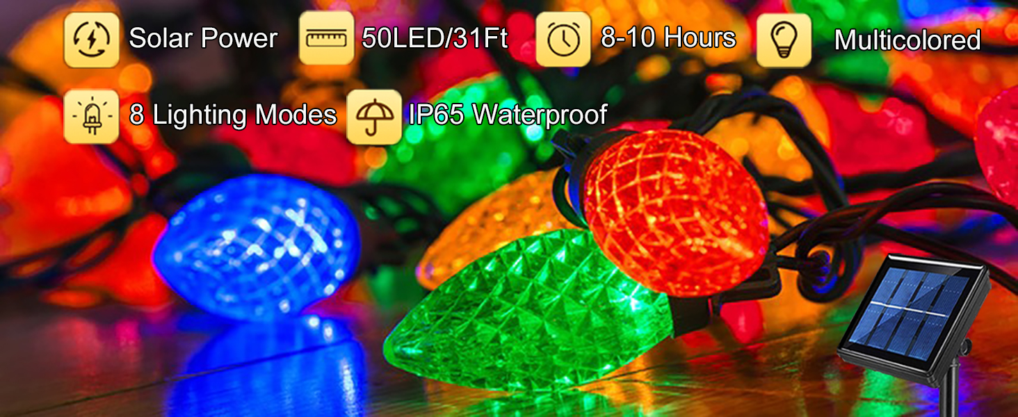 solar christmas lights