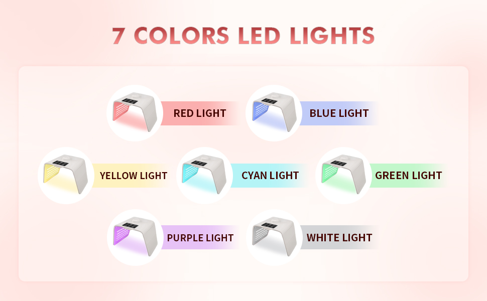 7 Color LED Light Therapy