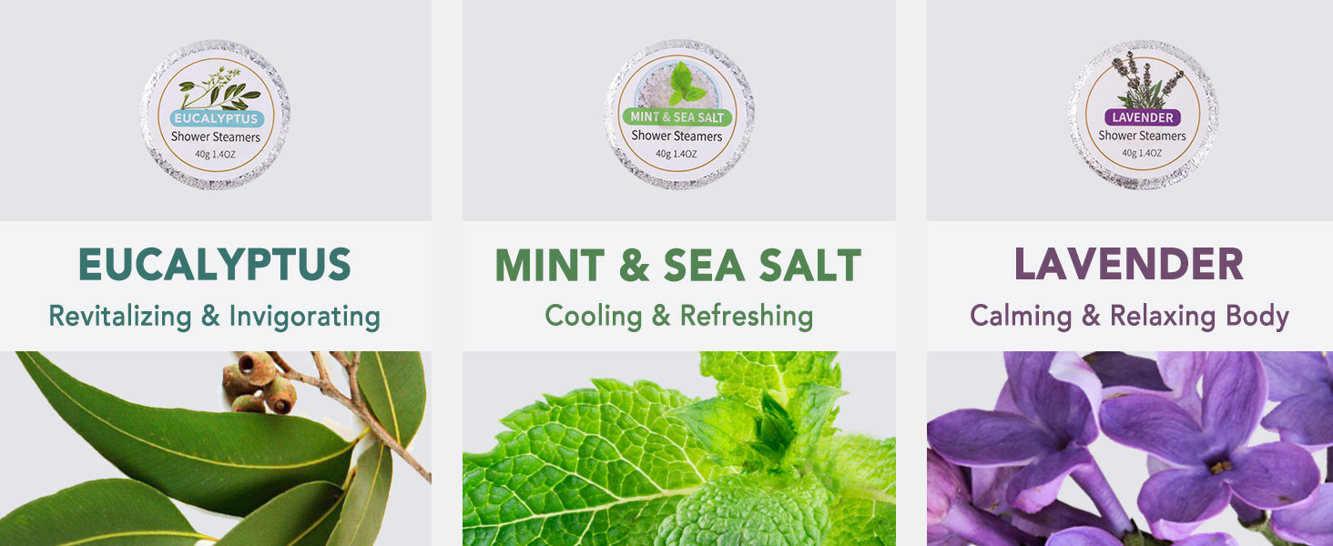 shower aromatherapy steamers