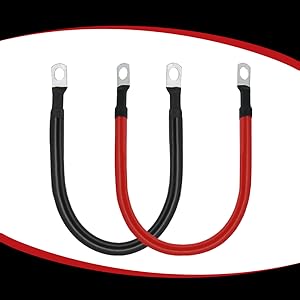 Amazon.com: 6 AWG Battery Cable 3FT 6 Gauge Pure Copper