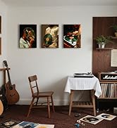 Record white wall art