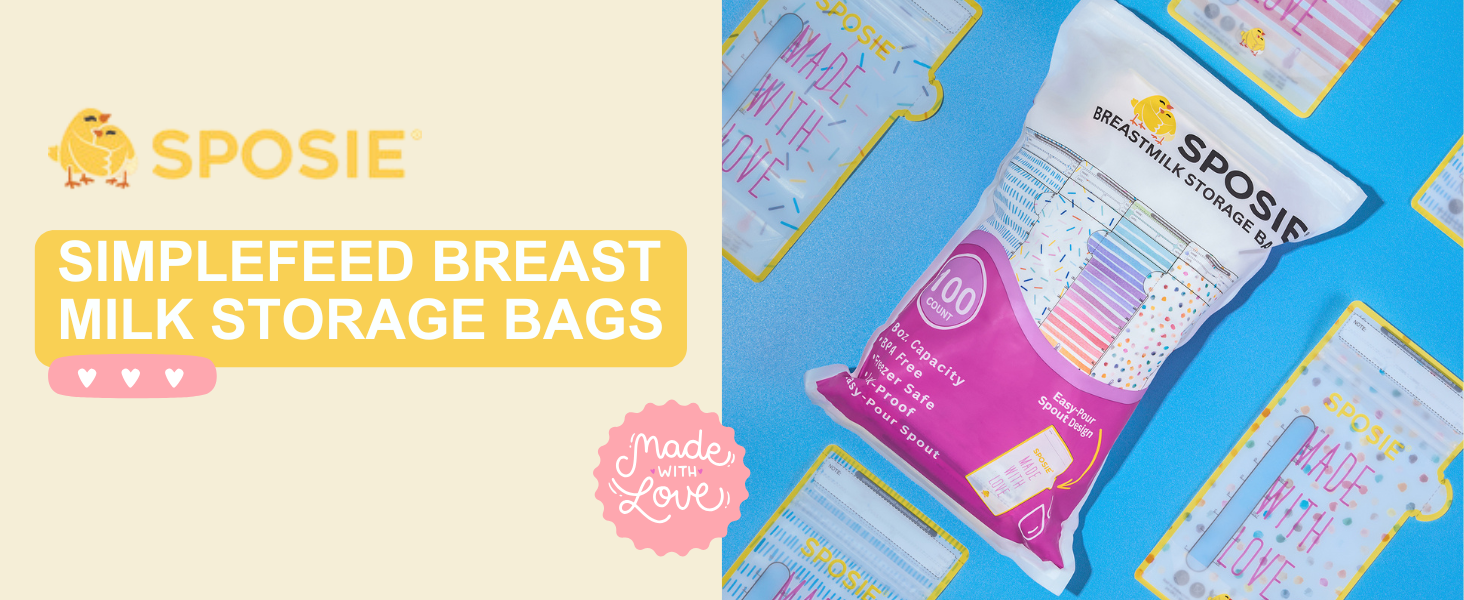 Sposie breast milk storage bags