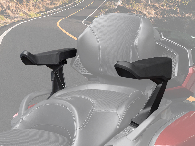 SAUTVS Passenger Armrests for CanAm Spyder RT, Rear
