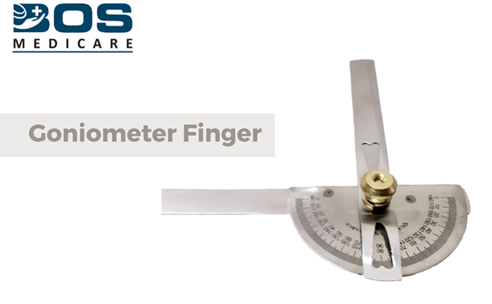 Bos Medicare GonioMeter Finger Goniometer 180 Degree