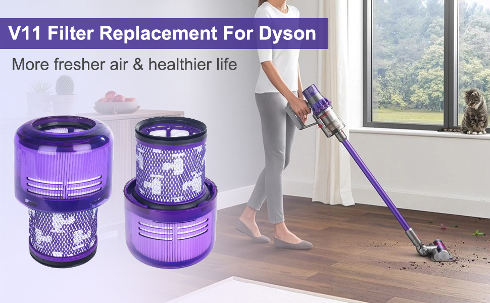 DGE For Dyson V11 Filter Replacement for V11 Animal Torque