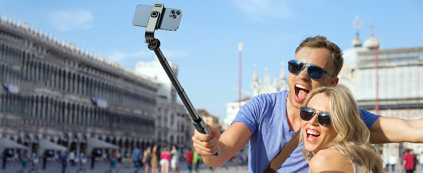 ATUMTEK 61" Selfie Stick Tripod, Sturdy Phone Tripod Stand with