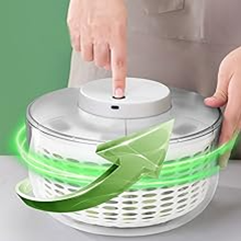 Salad Spinner with Lid, Kitchen Aid Salad Dryer