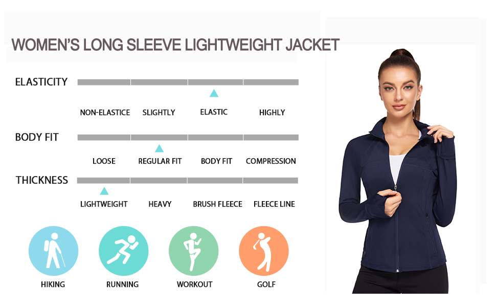 Slim Fit Running Jacket Cottony-Soft Handfeel