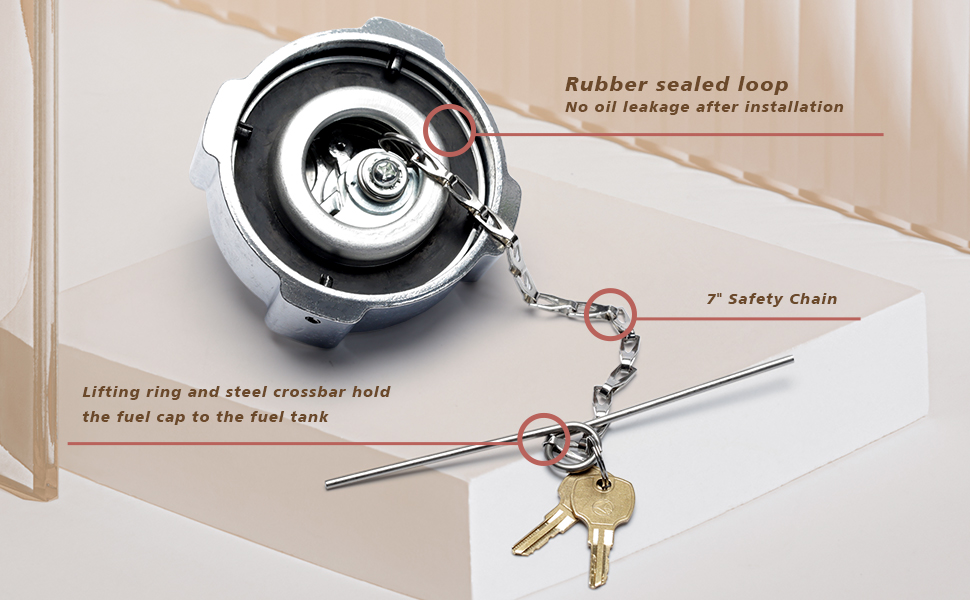 New upgrade Locking Diesel Fuel Caps 2Pack Compatible with