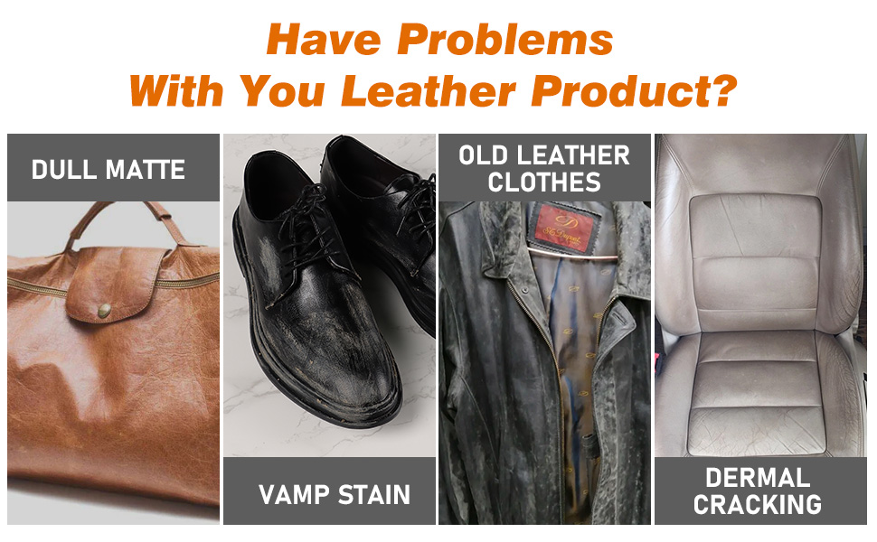 NATRUTH Leather Care Kit with Sponges, 280ml Leather Cleaner and 280ml