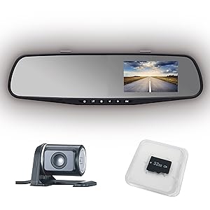 Amazon | M-WORKS リアカメラ付きミラー型ドライブレコーダー