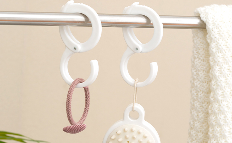 Voncine Table Hooks for Hanging, White Hanging Hooks