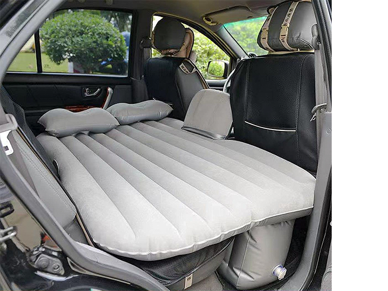 LEOPAX Polyvinyl Chloride (PVC) Inflatable Travel Car Bed Air Sofa With