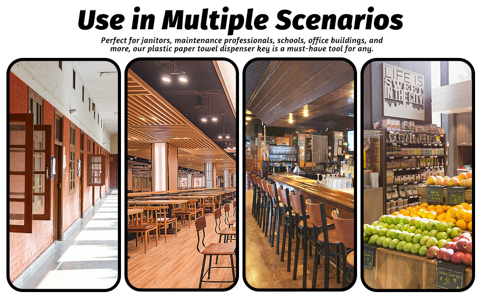 Toilet Paper Dispenser Key 5Pack, Universal Paper Towel