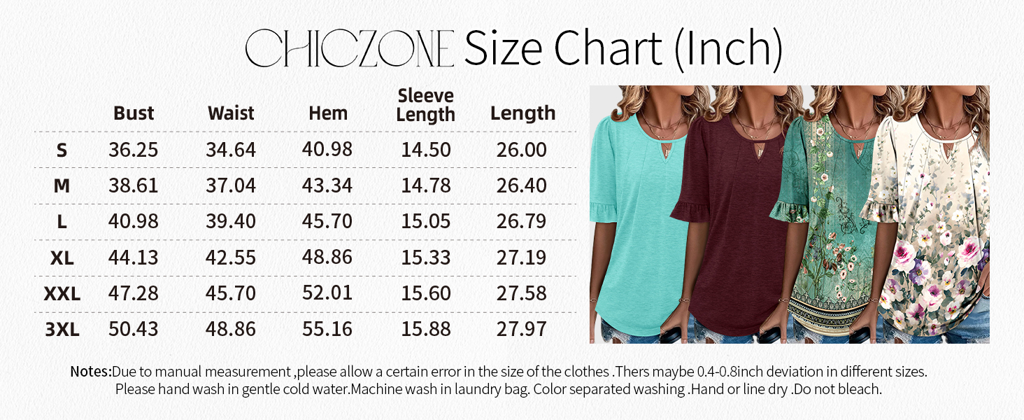 CHICZONE Womens Summer Tops 2025
