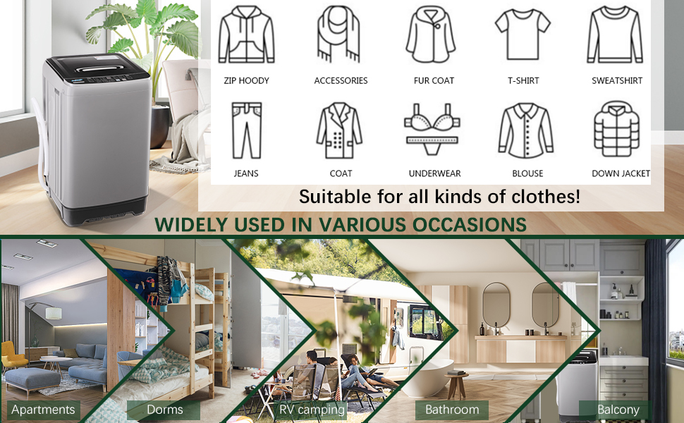 Krib Bling FullAutomatic Washing Machine with LED Display