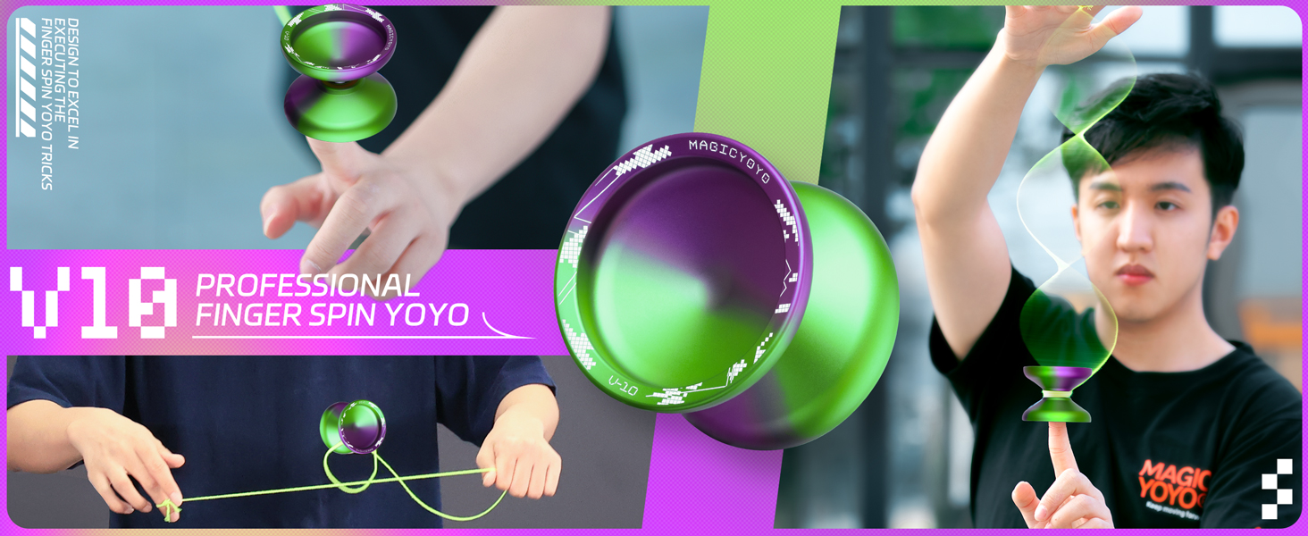 Yoyo Professional Unresponsive Yoyo V10 Pro Metal Yoyo for Kids